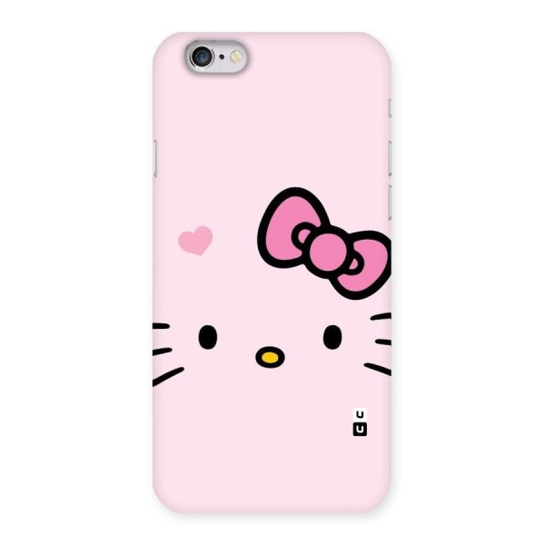 Cute Bow Face Back Case for iPhone 6 6S