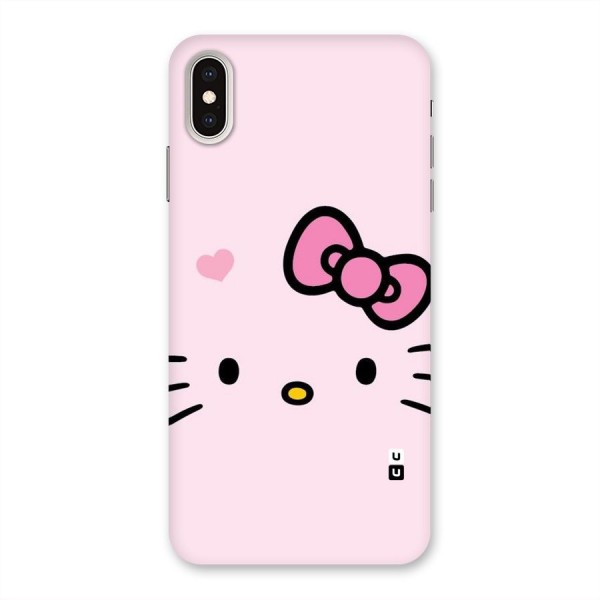 Cute Bow Face Back Case for iPhone XS Max