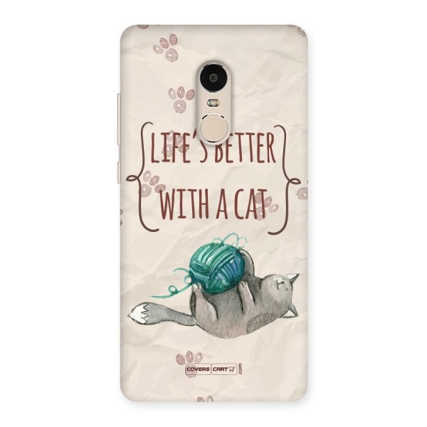 Cute Cat Back Case for Xiaomi Redmi Note 4