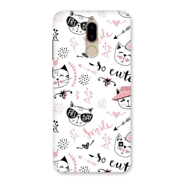 Cute Cat Swag Back Case for Honor 9i