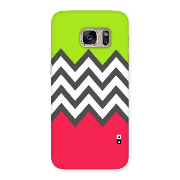 Cute Chevron Back Case for Galaxy S7