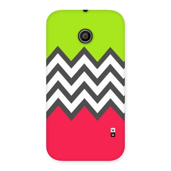 Cute Chevron Back Case for Moto E