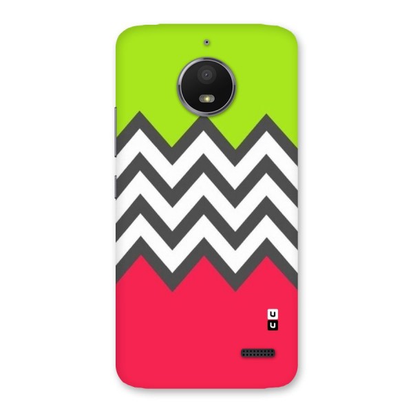 Cute Chevron Back Case for Moto E4