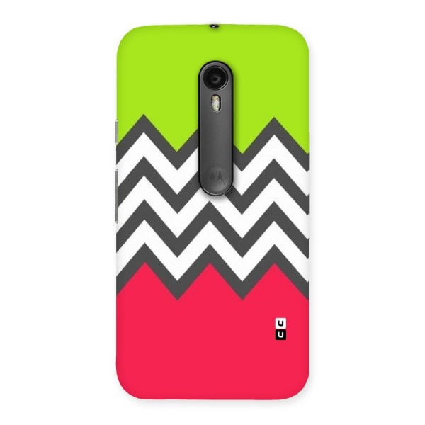 Cute Chevron Back Case for Moto G3