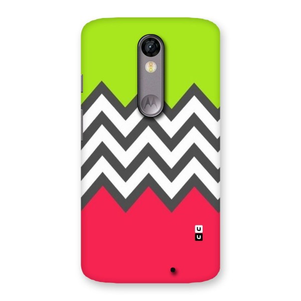 Cute Chevron Back Case for Moto X Force