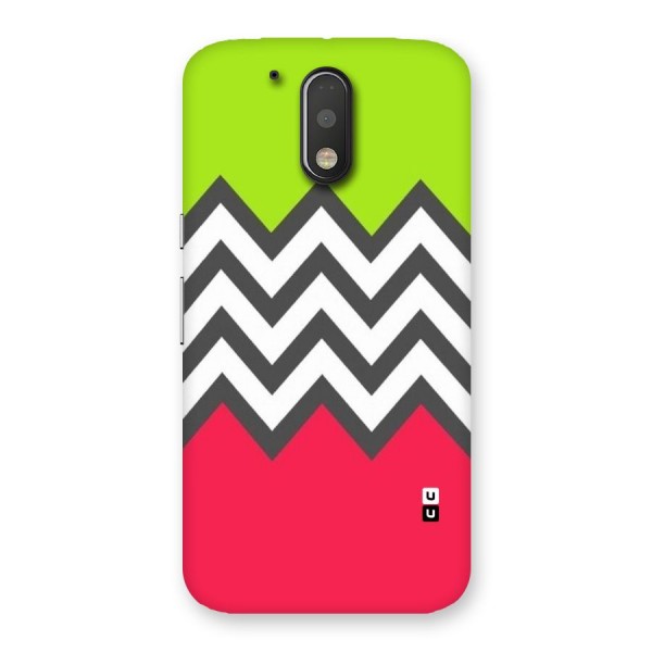 Cute Chevron Back Case for Motorola Moto G4