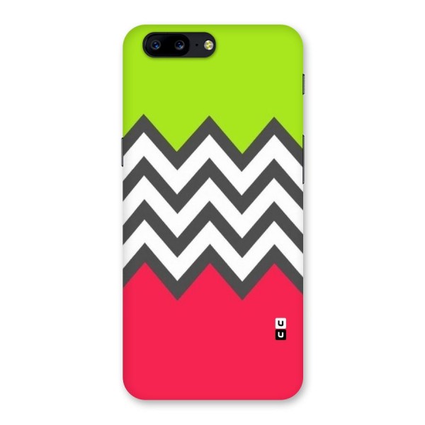 Cute Chevron Back Case for OnePlus 5