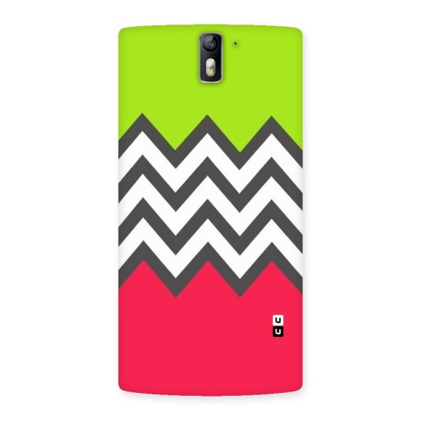 Cute Chevron Back Case for One Plus One