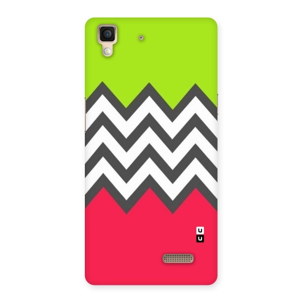 Cute Chevron Back Case for Oppo R7