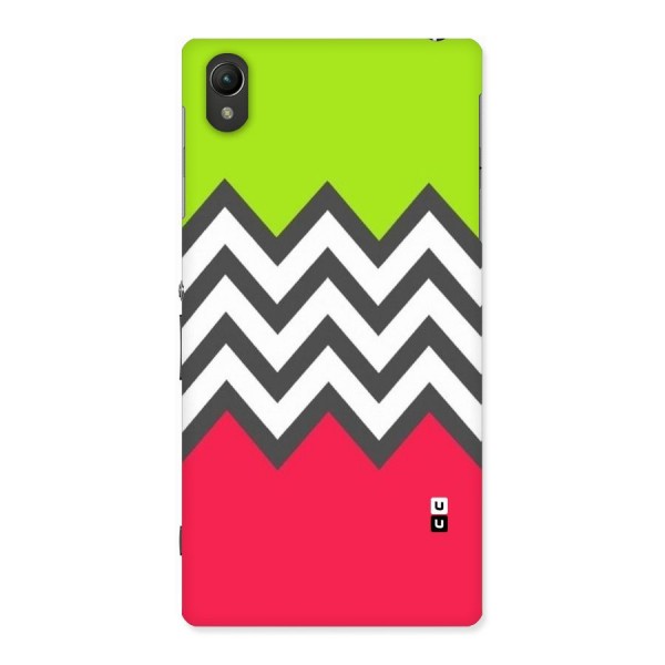 Cute Chevron Back Case for Sony Xperia Z1