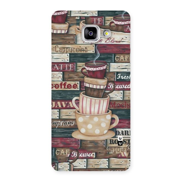 Cute Coffee Cups Back Case for Galaxy A5 2016