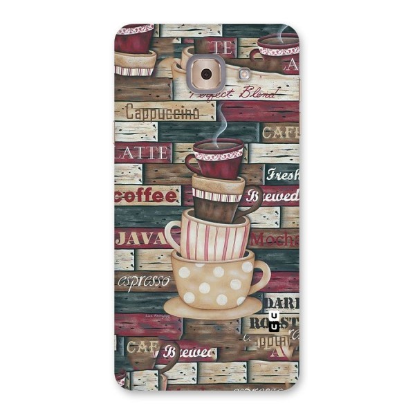 Cute Coffee Cups Back Case for Galaxy J7 Max