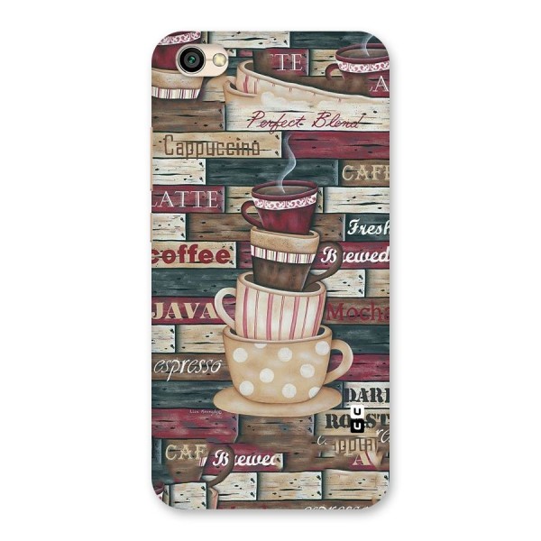 Cute Coffee Cups Back Case for Redmi Y1 Lite