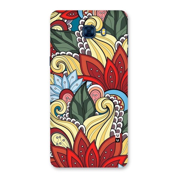 Cute Doodle Back Case for Galaxy C7 Pro