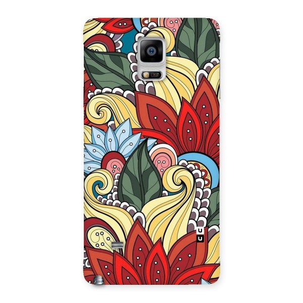 Cute Doodle Back Case for Galaxy Note 4