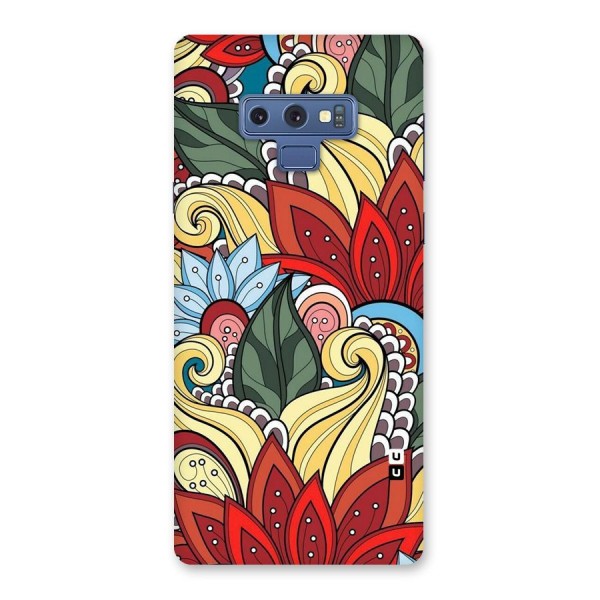 Cute Doodle Back Case for Galaxy Note 9