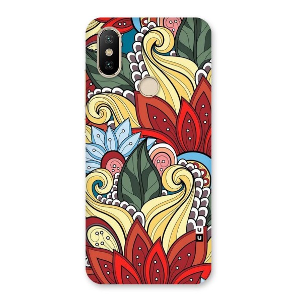 Cute Doodle Back Case for Mi A2