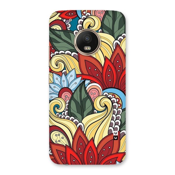 Cute Doodle Back Case for Moto G5 Plus