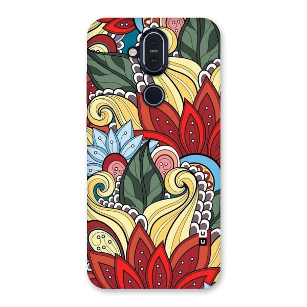 Cute Doodle Back Case for Nokia 8.1