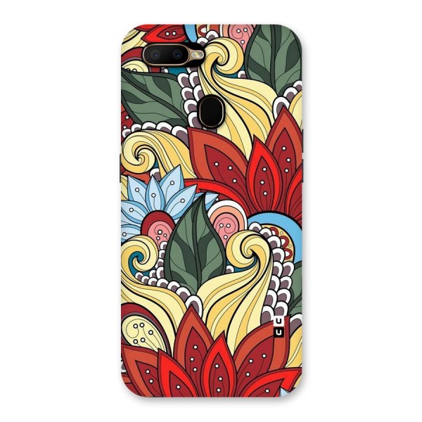 Cute Doodle Back Case for Oppo A5s