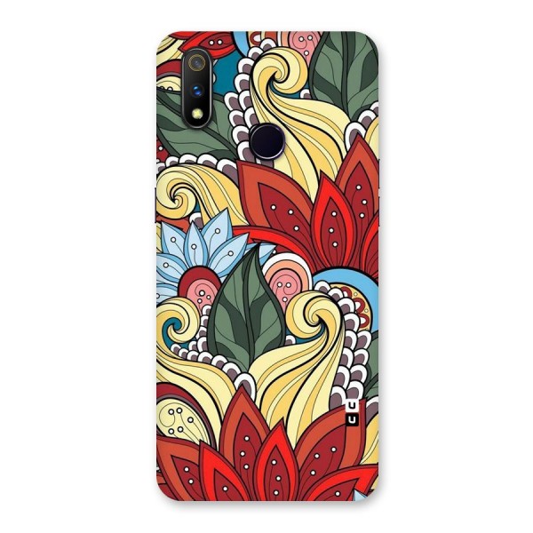 Cute Doodle Back Case for Realme 3 Pro