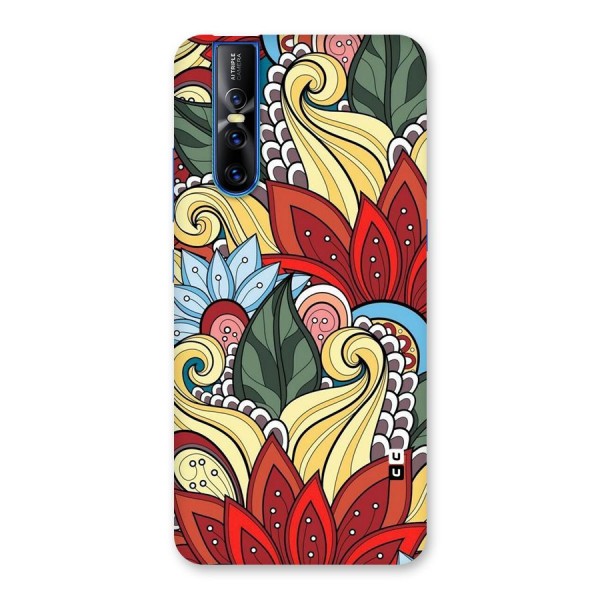 Cute Doodle Back Case for Vivo V15 Pro