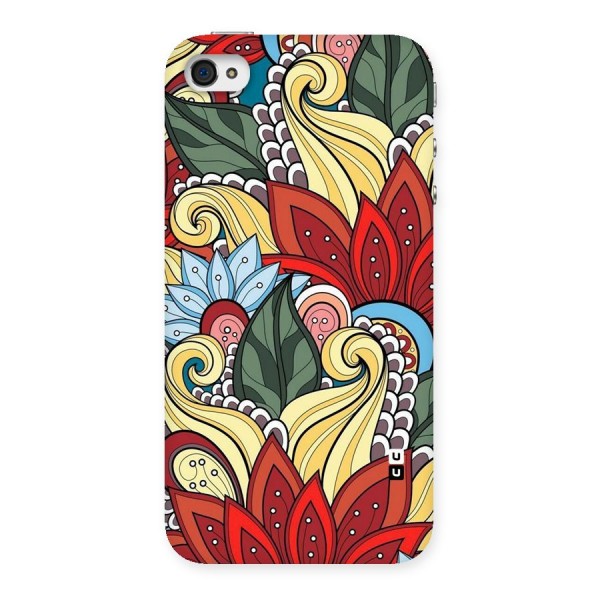 Cute Doodle Back Case for iPhone 4 4s