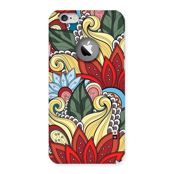 Cute Doodle Back Case for iPhone 6 Logo Cut