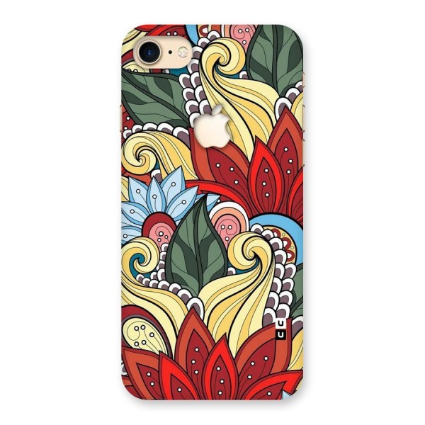 Cute Doodle Back Case for iPhone 7 Apple Cut