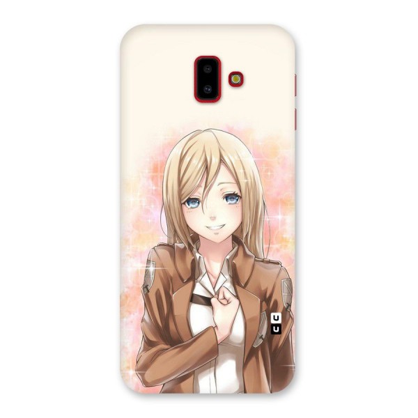 Cute Girl Art Back Case for Galaxy J6 Plus