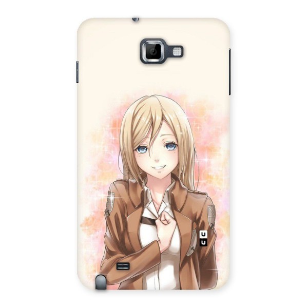 Cute Girl Art Back Case for Galaxy Note