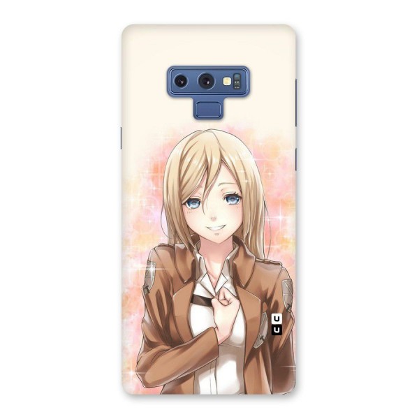 Cute Girl Art Back Case for Galaxy Note 9