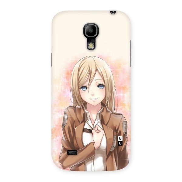 Cute Girl Art Back Case for Galaxy S4 Mini