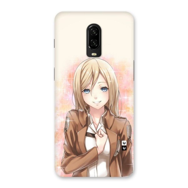 Cute Girl Art Back Case for OnePlus 6T