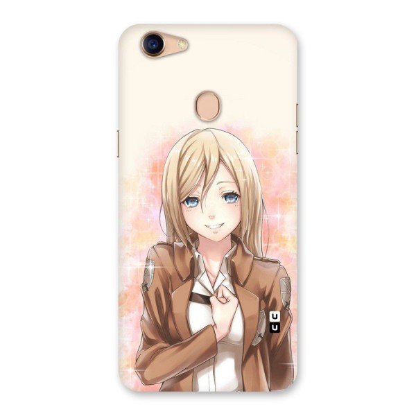 Cute Girl Art Back Case for Oppo F5