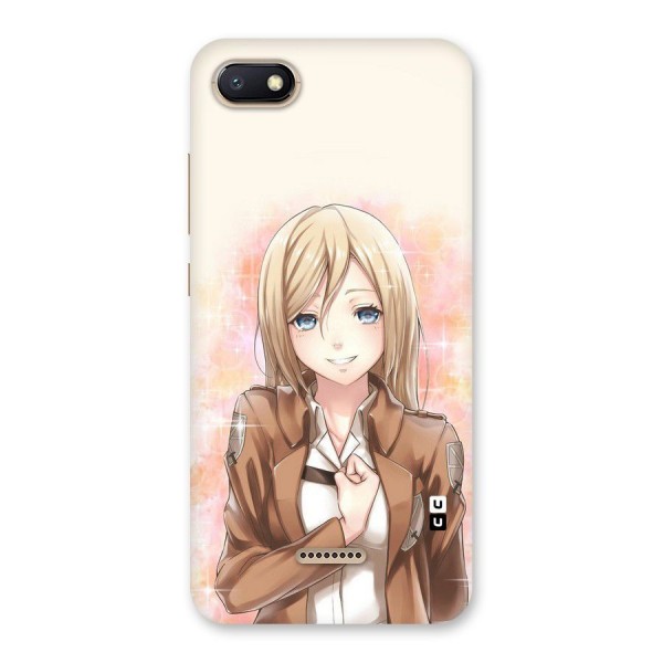 Cute Girl Art Back Case for Redmi 6A