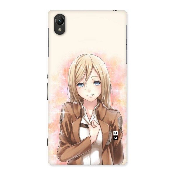 Cute Girl Art Back Case for Sony Xperia Z1