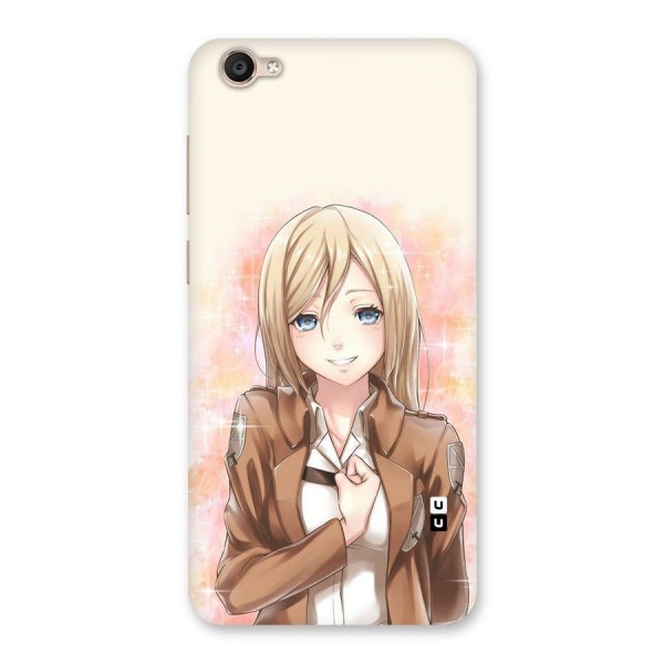 Cute Girl Art Back Case for Vivo Y55s