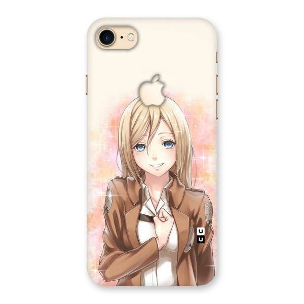 Cute Girl Art Back Case for iPhone 7 Apple Cut