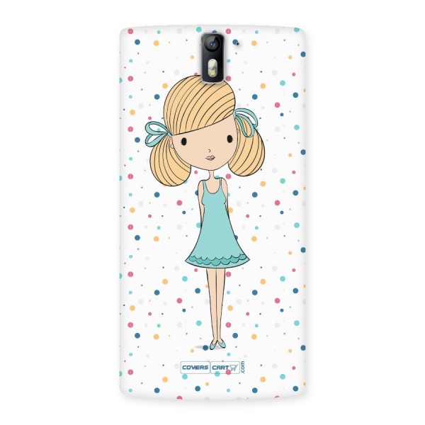 Cute Girl Back Case for One Plus One