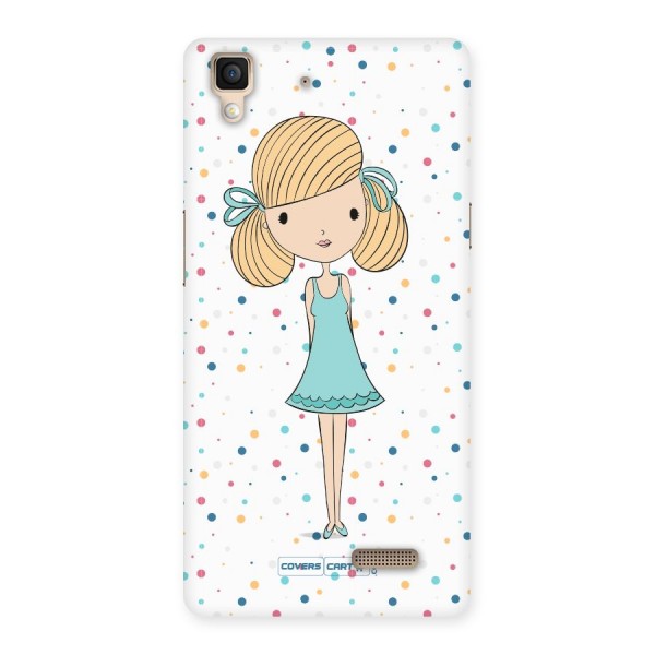 Cute Girl Back Case for Oppo R7