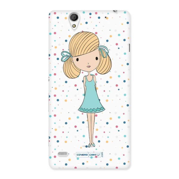 Cute Girl Back Case for Sony Xperia C4