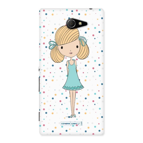 Cute Girl Back Case for Sony Xperia M2