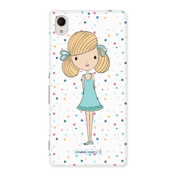 Cute Girl Back Case for Sony Xperia M4