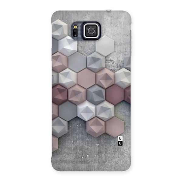 Cute Hexagonal Pattern Back Case for Galaxy Alpha