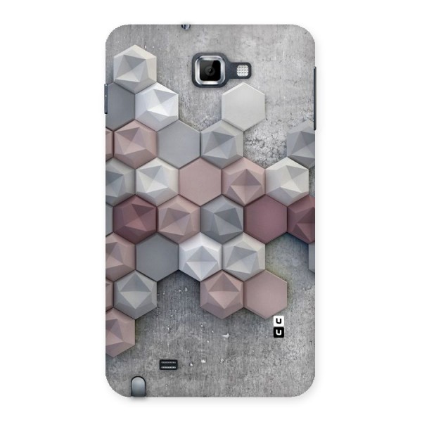 Cute Hexagonal Pattern Back Case for Galaxy Note