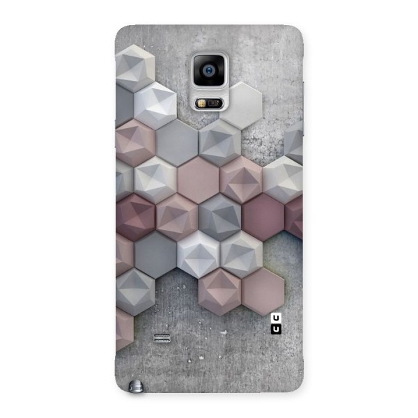 Cute Hexagonal Pattern Back Case for Galaxy Note 4