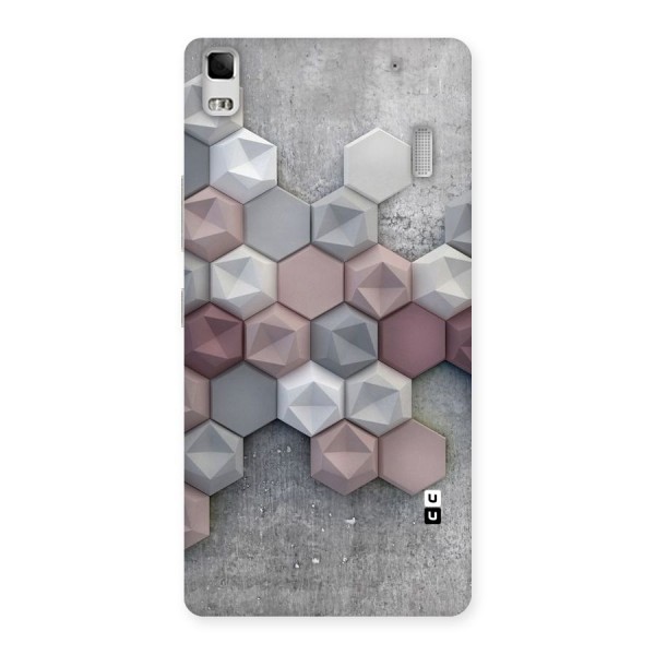 Cute Hexagonal Pattern Back Case for Lenovo K3 Note