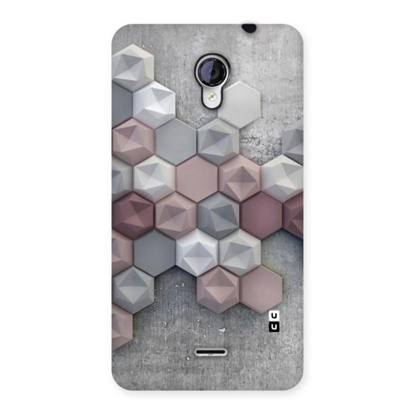 Cute Hexagonal Pattern Back Case for Micromax Unite 2 A106