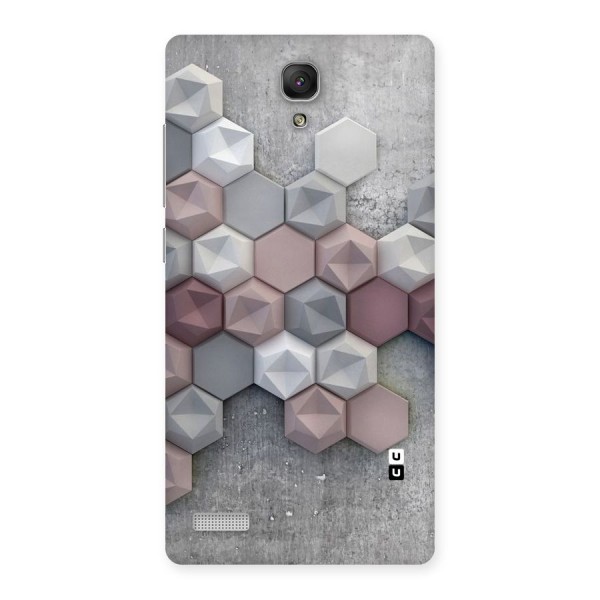 Cute Hexagonal Pattern Back Case for Redmi Note